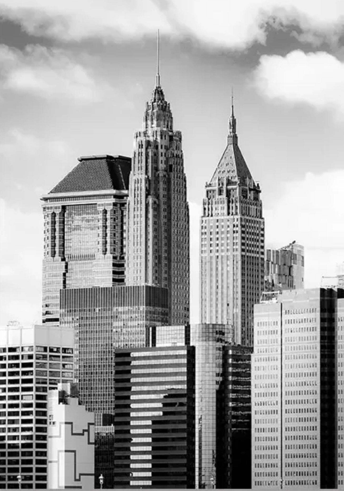 New York City Skyline Architecture Skyscraper Poster for Contemporary Spaces | Home Decor | Decoration Poster