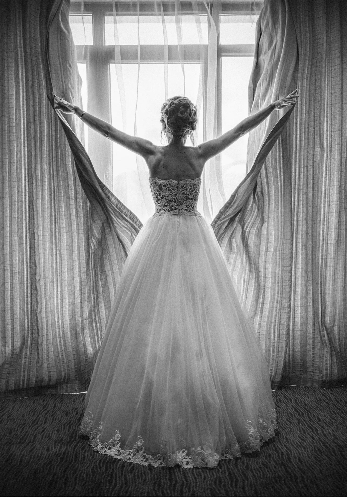 Girl Looking Out of Window Poster | Wall Art | Home Decor | Visual Artwork | Prints