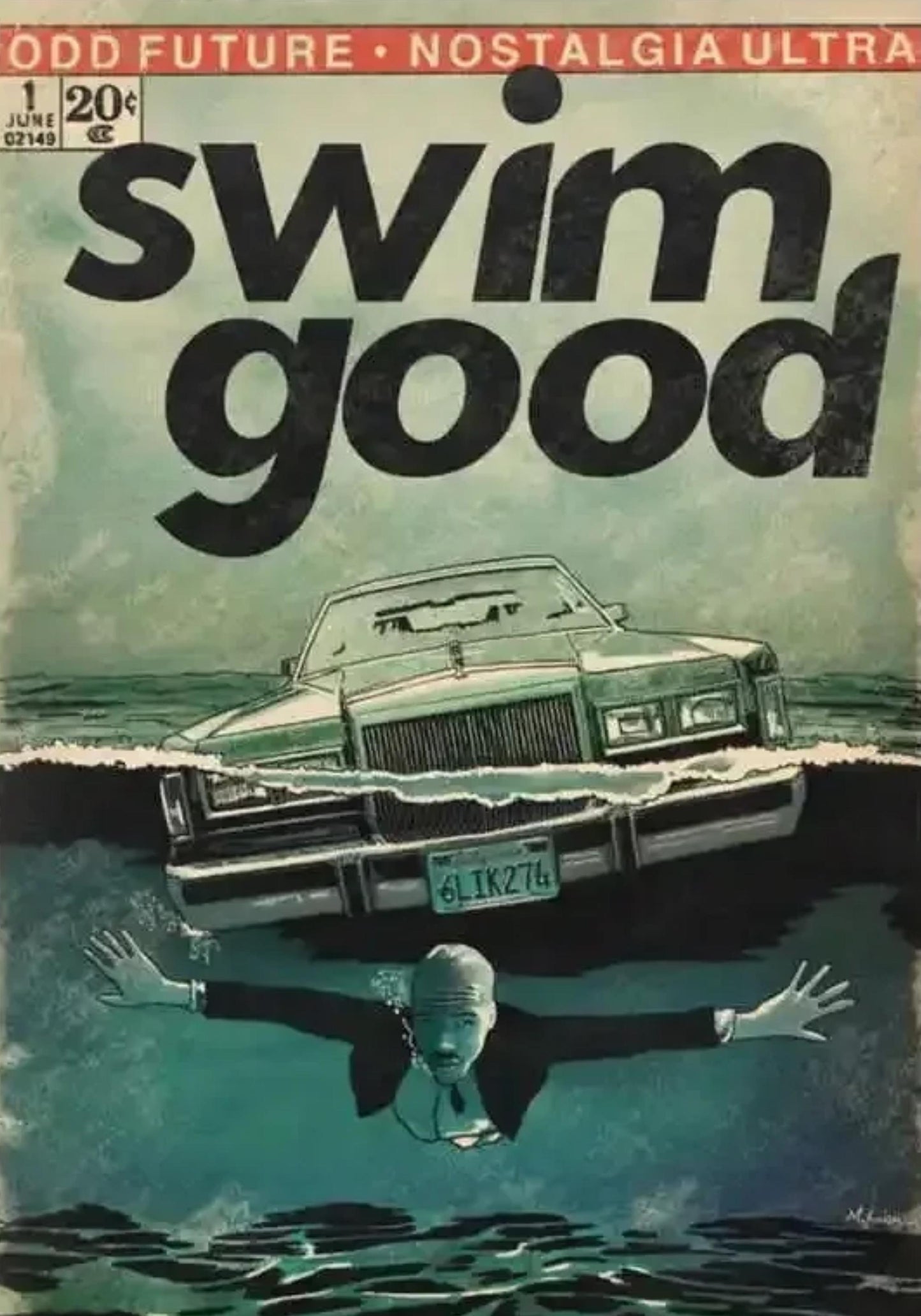 Frank Ocean | Swim Good Comic Art