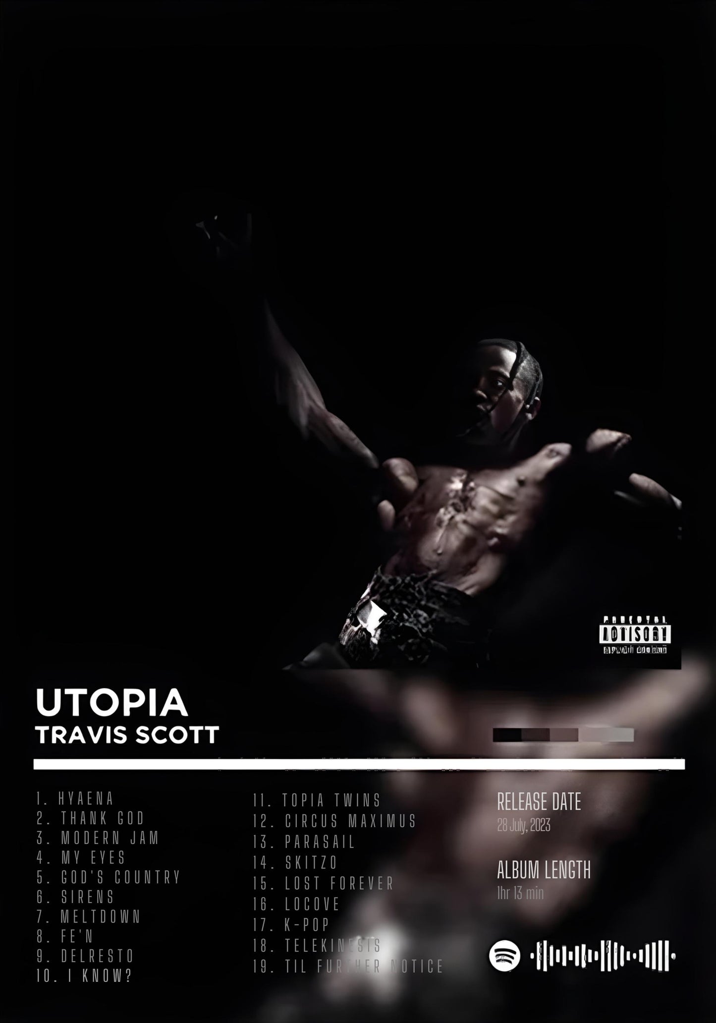 Travis Scott | Utopia | Iconic Hip Hop Artwork