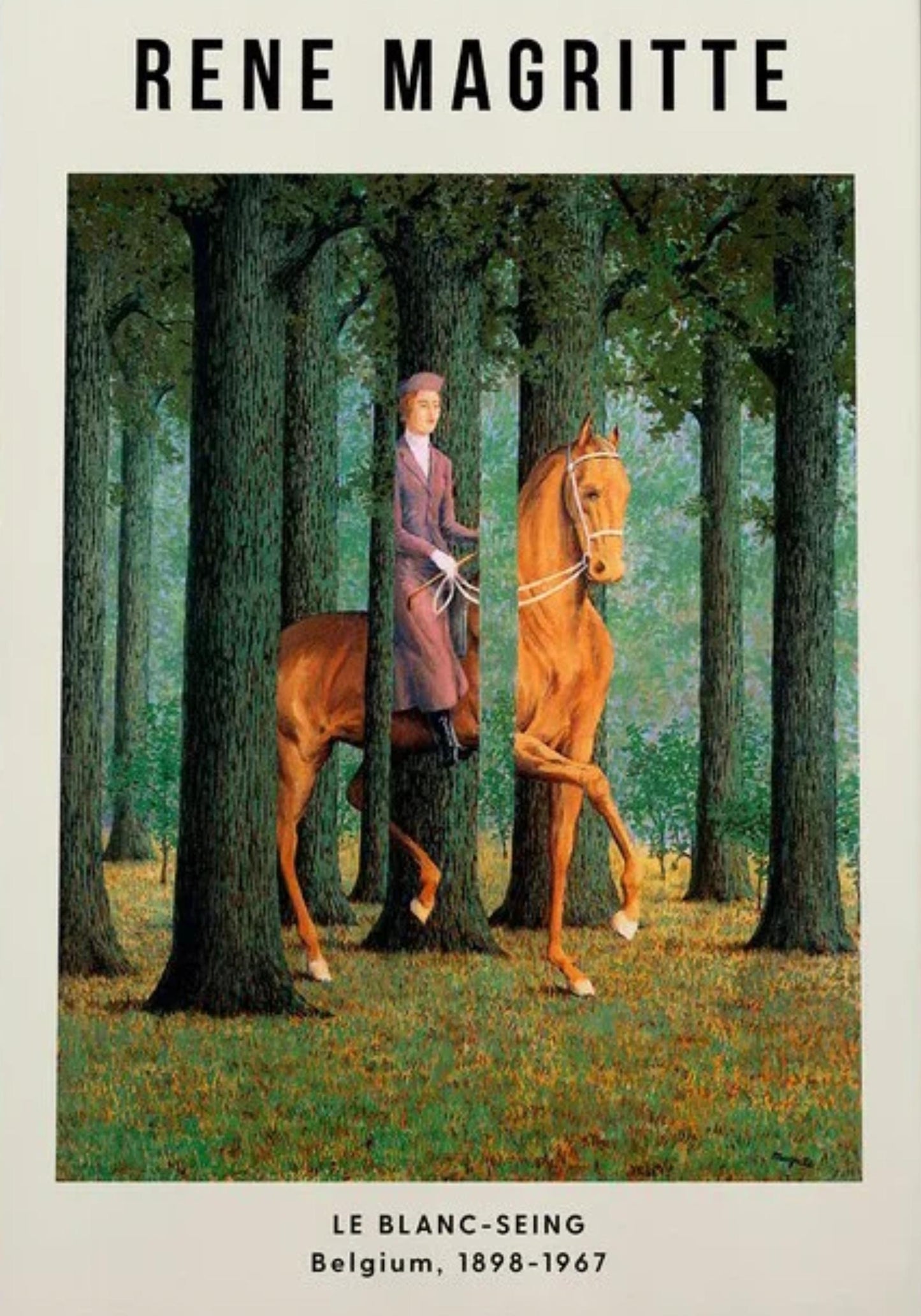 Le Blanc-Seing | Rene Magritte | Surrealist Art