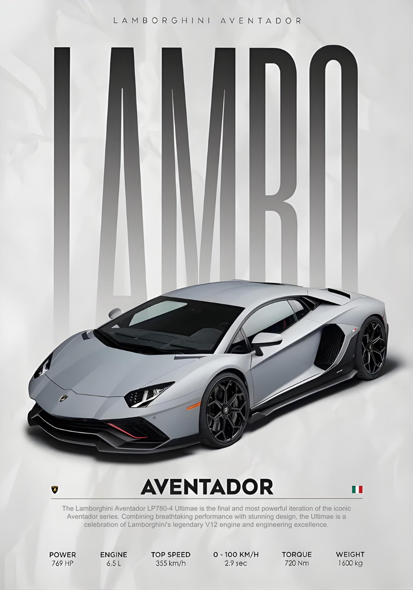 Lamborghini Veneno Huracan STO Countach Poster Hyper Car Canvas Painting Super Car Print Wall Art Picture Room Home Decor Gifts