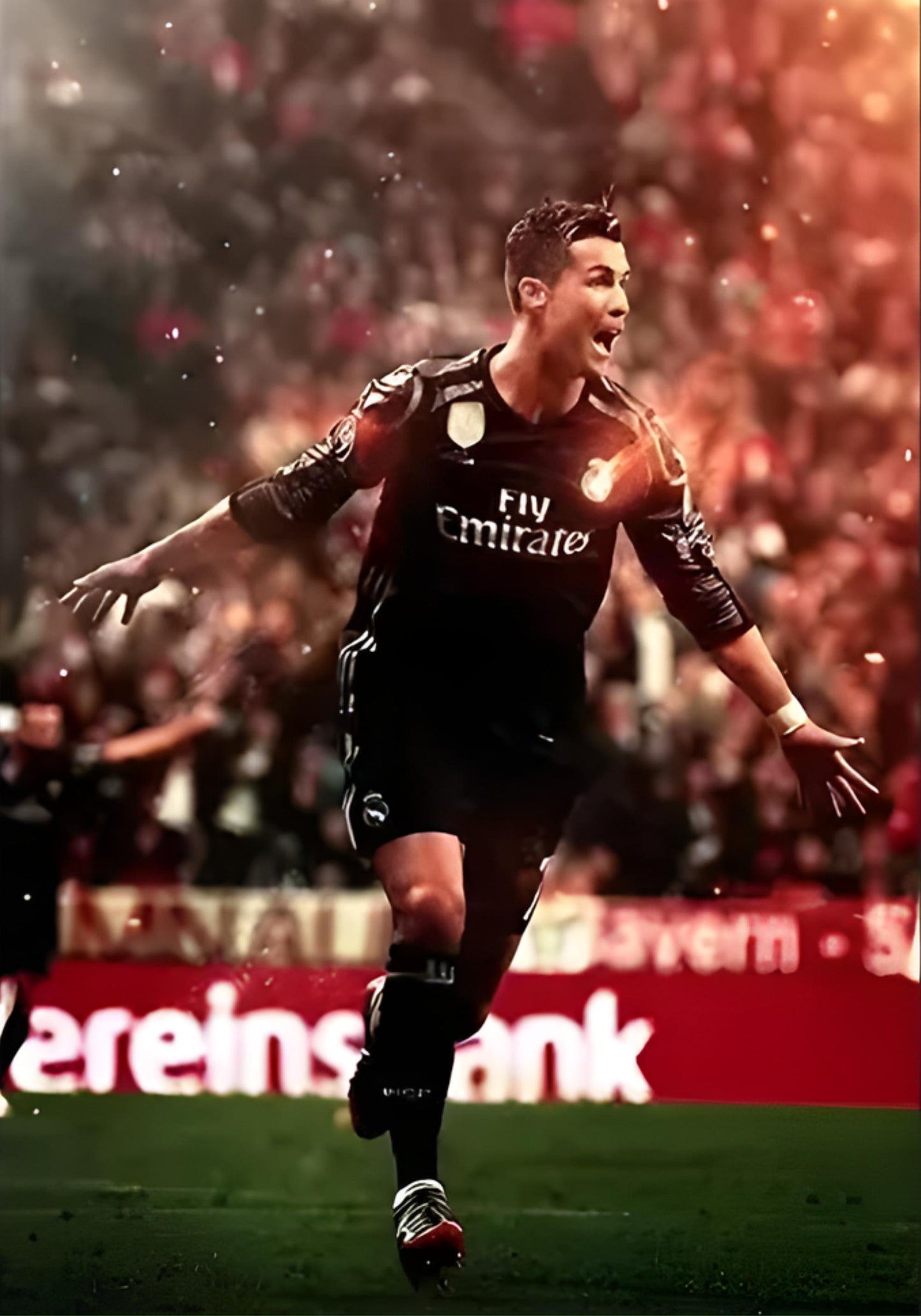 Cristiano Ronaldo | CR7 Journey to Glory Poster | Football Legend | Iconic Soccer Art | Home Decor
