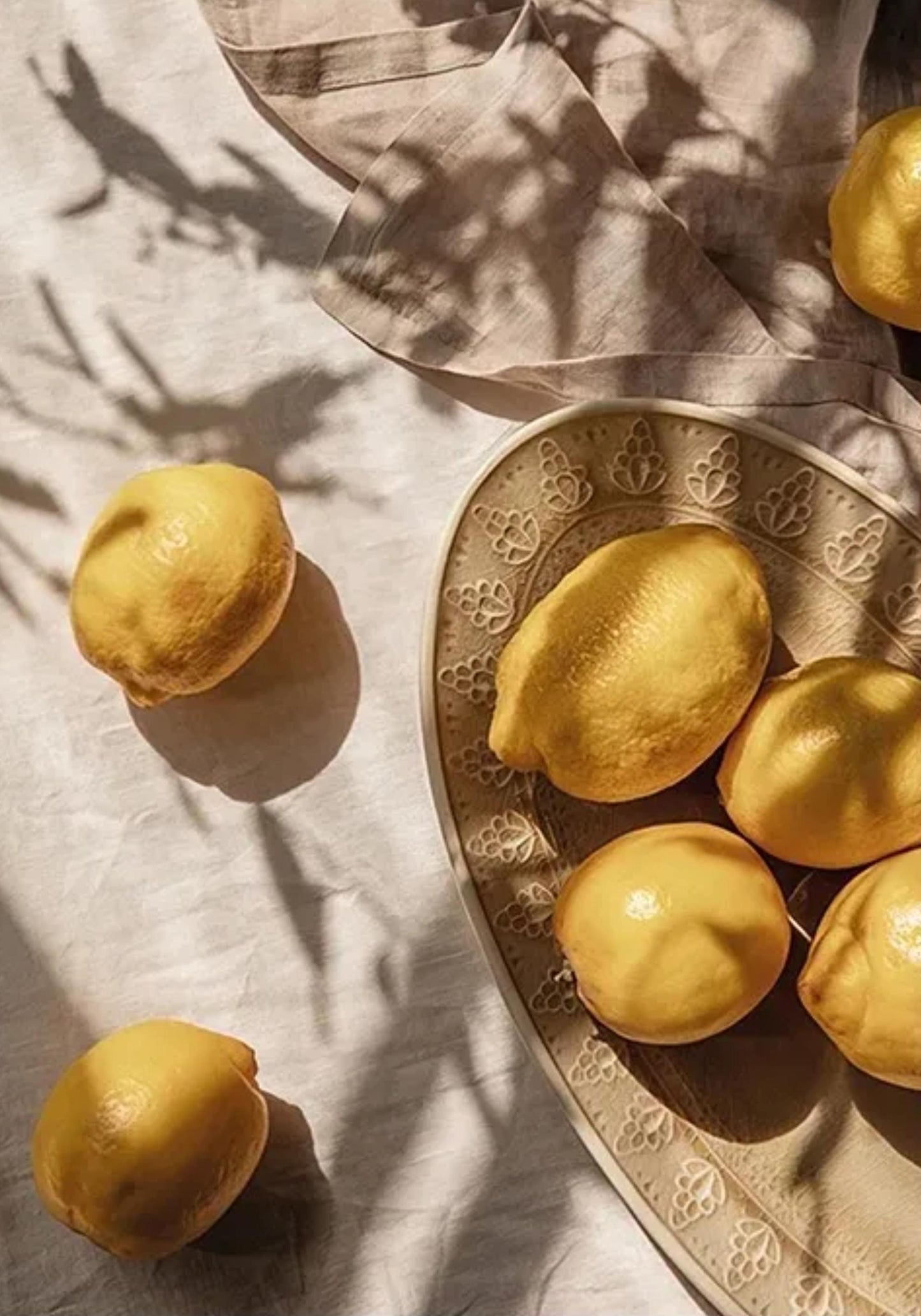 Italian Town with Lemons