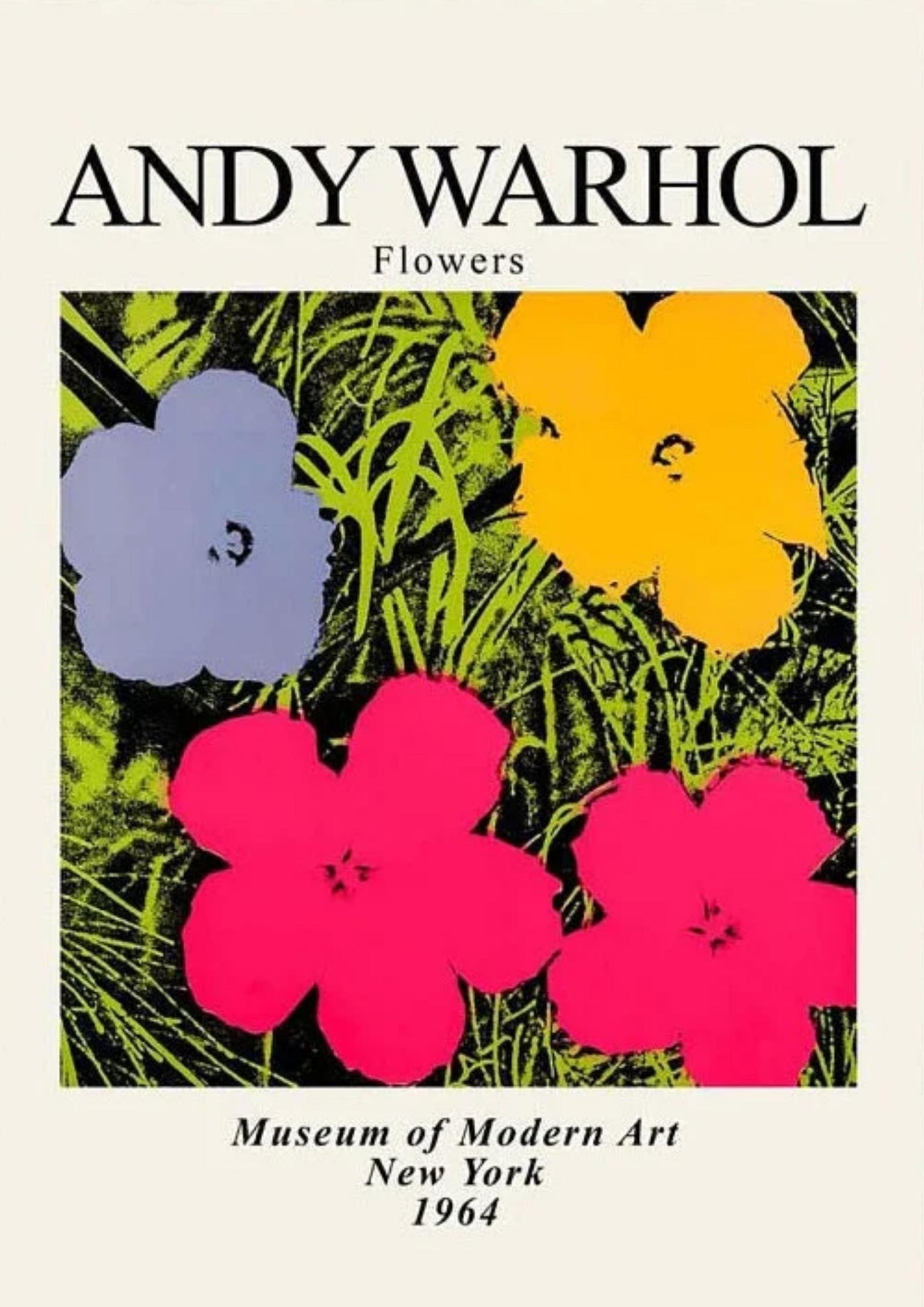 Andy Warhol | Vibrant Flowers 1964