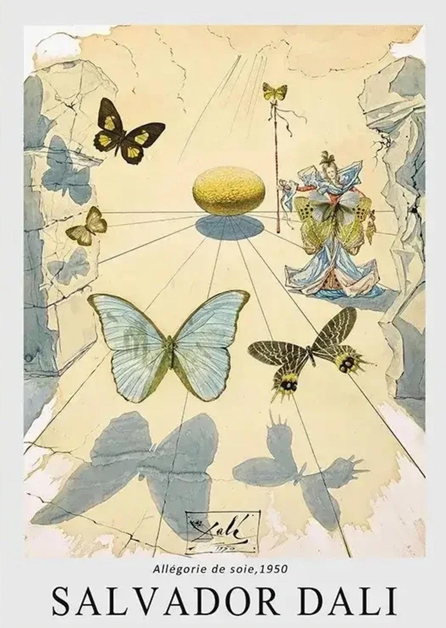 Salvador Dali | Surrealism | Butterflies 1950