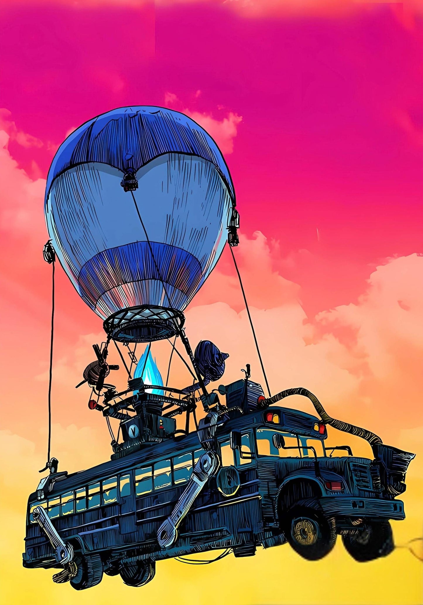 Fortnite Battle Bus #01