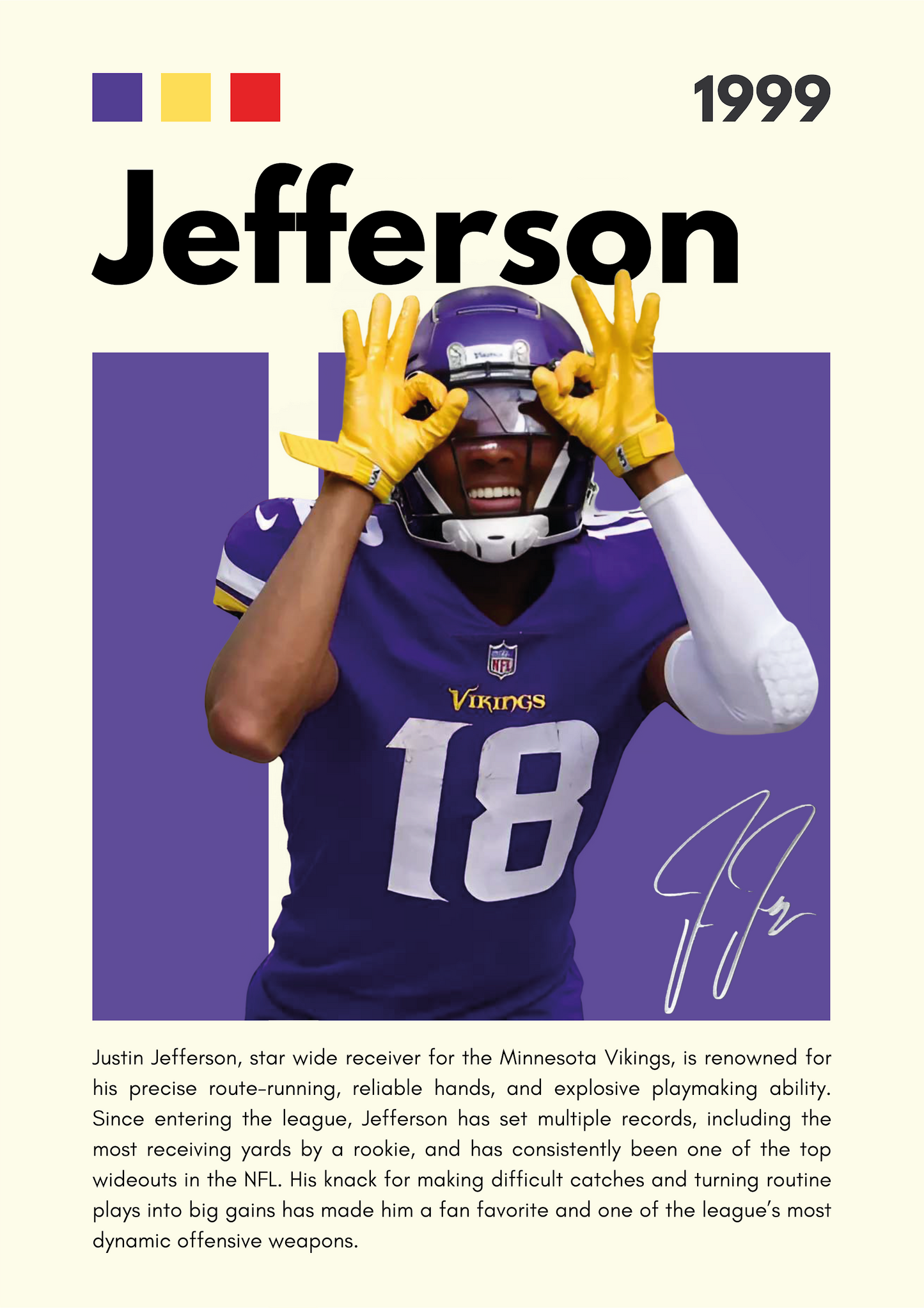 ICONIC CATCH - JUSTIN JEFFERSON