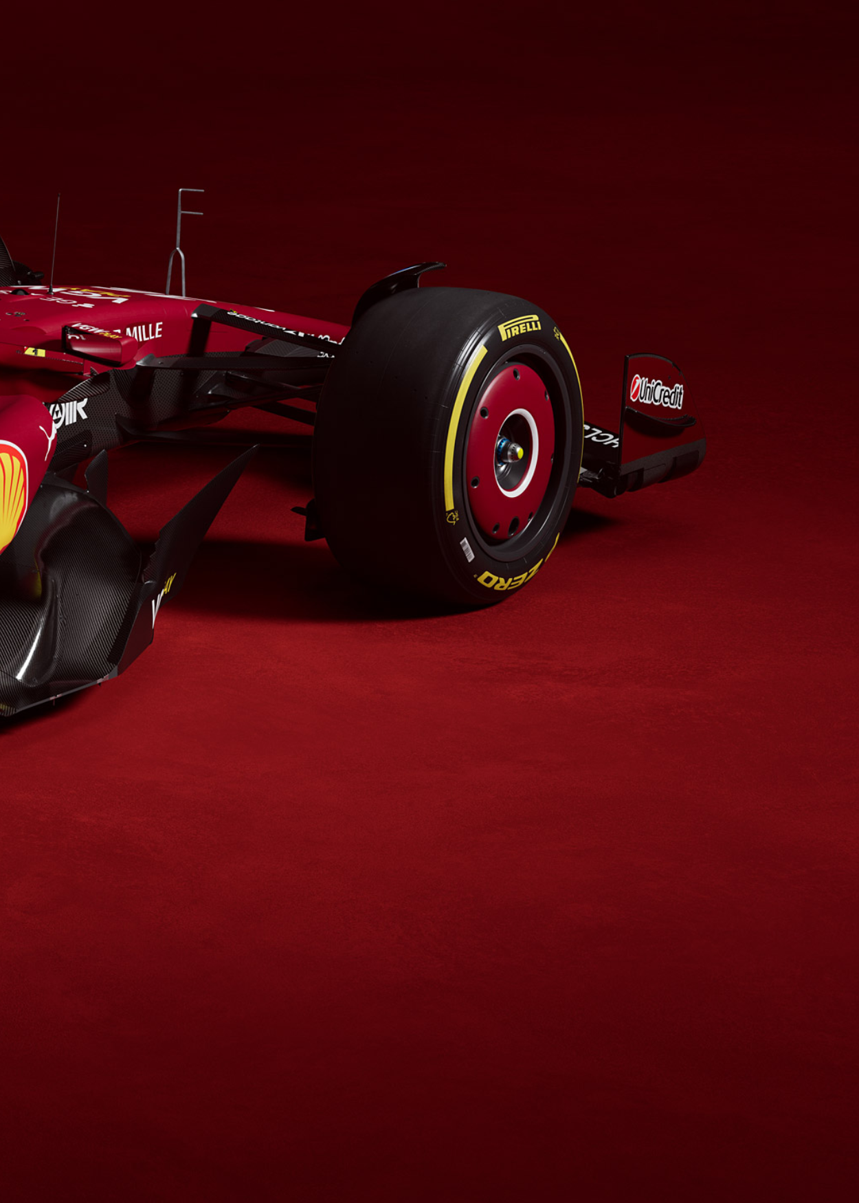 Ferrari Formula 1 Racing Car 3-Piece Canvas Wall Art | Triple Panel Sports Decor | Charles Leclerc Poster | Lewis Hamilton Poster | Motorsport Enthusiast Wall Poster