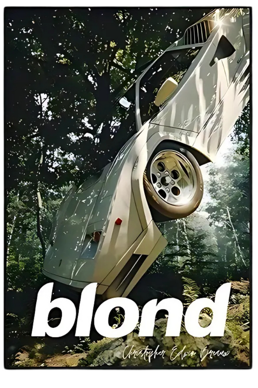 Title: BLOND | Countach Art Poster | Home Decor Wall Art | Visual Artwork Print