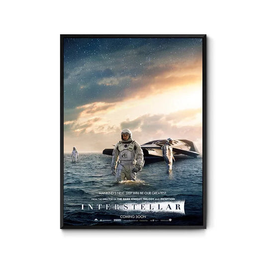 Interstellar Poster | Nordic Style Space Sci-Fi Movie Wall Art | Canvas Painting Home Decor