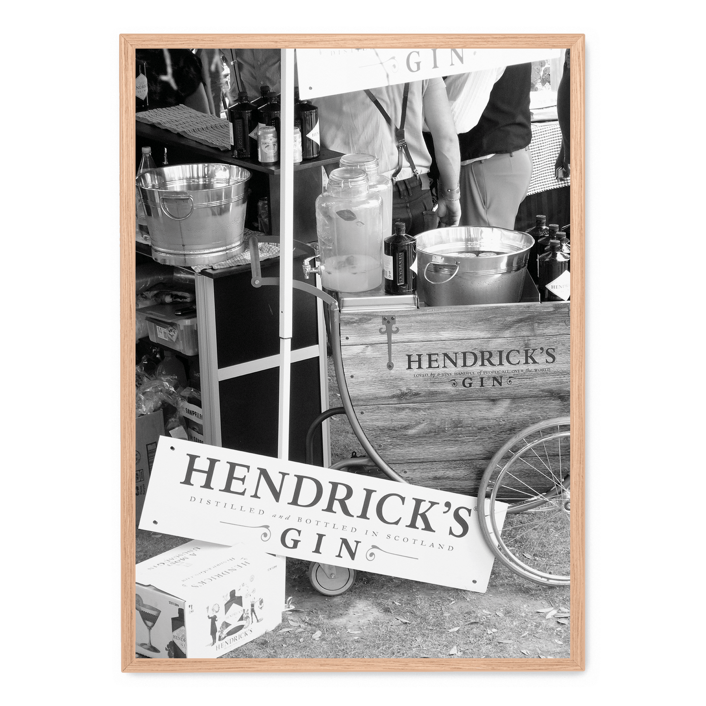 Hendricks Gin Poster | Wall Art | Home Decor | Decorative Print | Vintage Style Artwork | Bar Decor