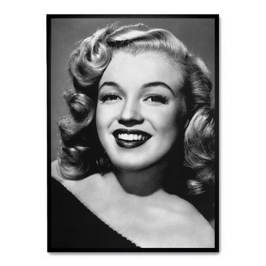 Marilyn Monroe Poster | Iconic Smile | Classic Hollywood Art | Wall Decor | Vintage Glamour | Living Room Decor | Bedroom Decoration | Artistic Gift Idea