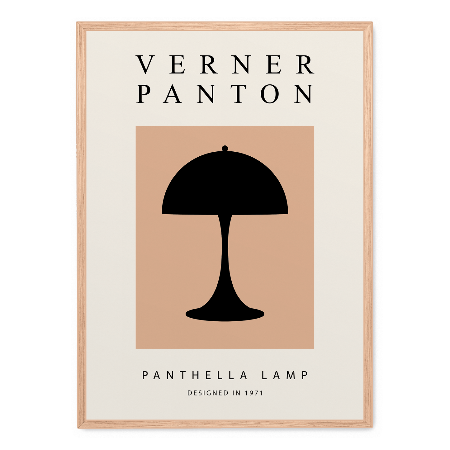 Panthella Lamp Poster | Modern Home Decoration | Stylish Art Print | Perfect for Living Room or Office | Elegant Design