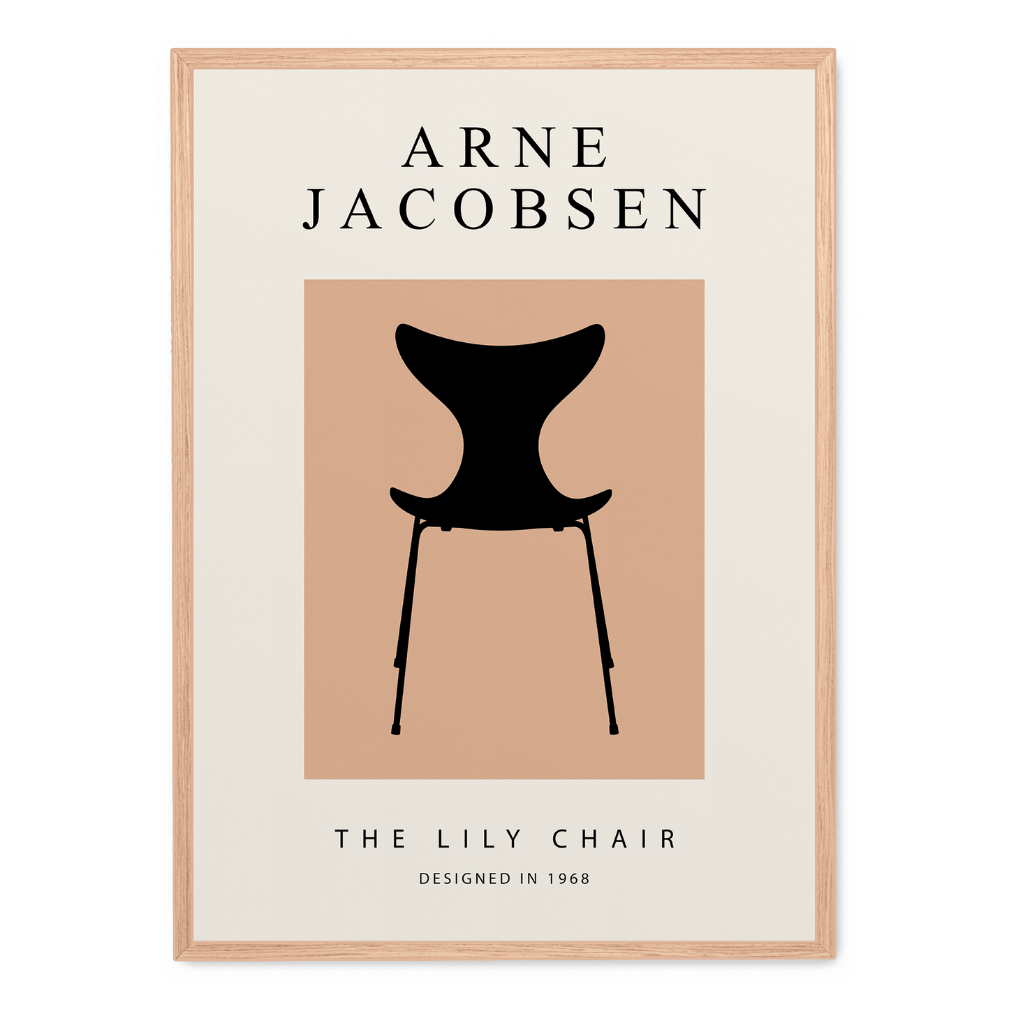 The Lily Chair | Botanical Art | Vintage Style | High-Quality Print | Elegant Floral Poster for Home & Garden Decor