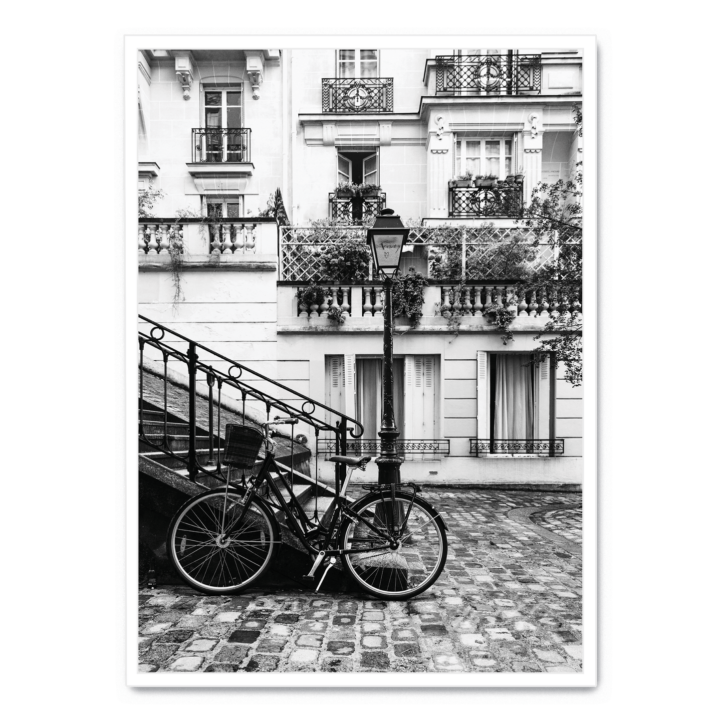 Paris Street Scene Poster | Vintage Art Print | Cityscape Wall Decor | Parisian Aesthetic Decor | Urban Landscape Illustration | Home & Office Art | Elegant City View Poster