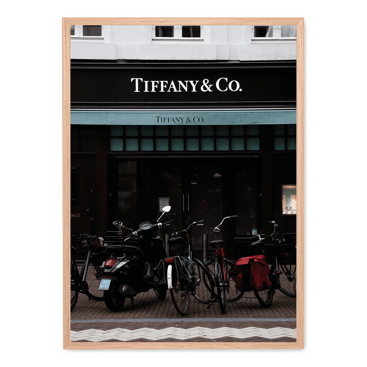 Tiffany & Bicycles Poster | Artistic Home Decor | Visual Artwork for Walls