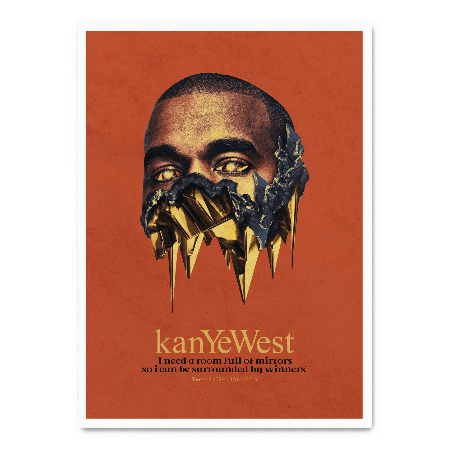 KanYe Need A Room | Unique Poster | Home Decor | Wall Art | Contemporary Design