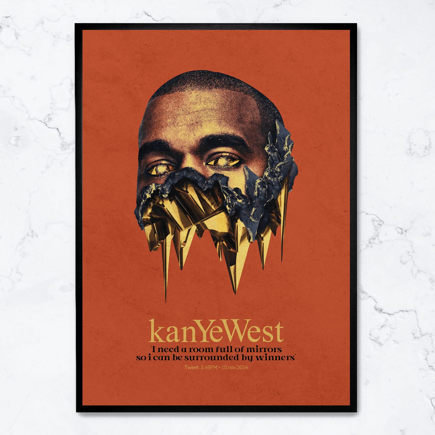 KanYe Need A Room | Unique Poster | Home Decor | Wall Art | Contemporary Design