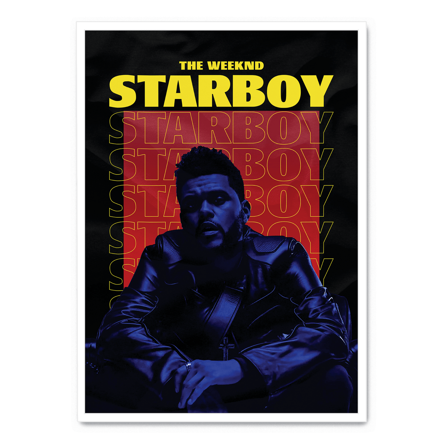 The Weeknd Starboy Poster | Music Art | Wall Decor | Home & Garden | Artwork
