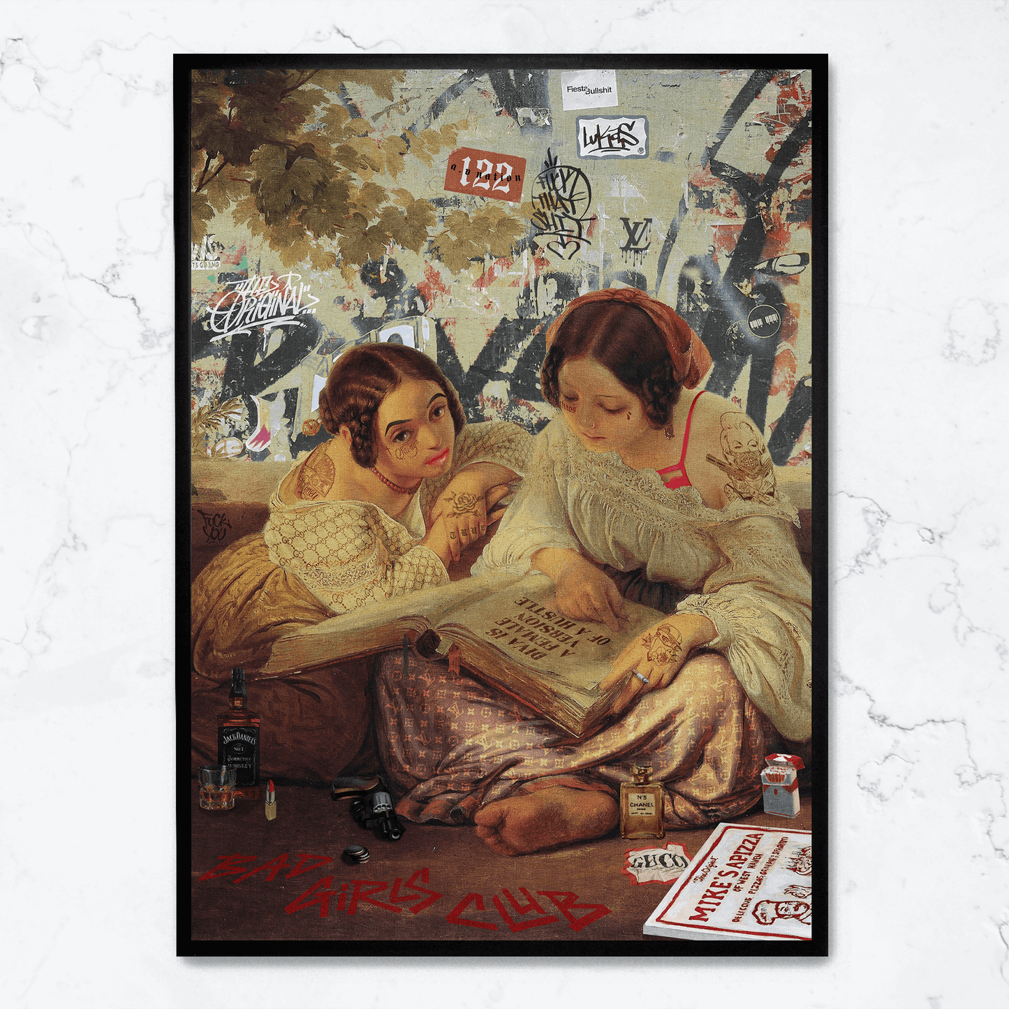 Bad Girls Club | Artistic Wall Poster | Home Decor | Contemporary Artwork | Eye-Catching Design | Vibrant Colors