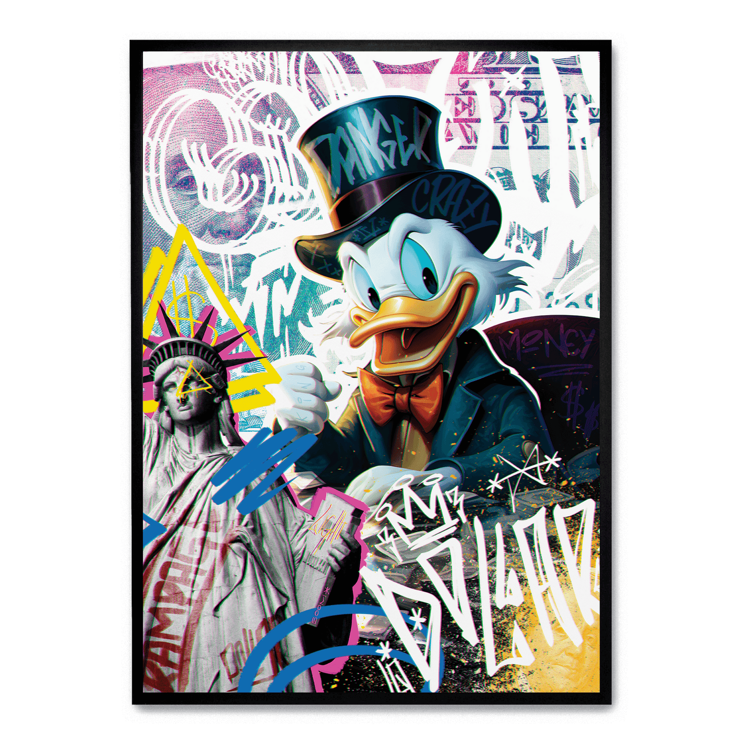 Rampage Fantasy | Colorful Creature Artwork | Wall Art Decor | Visual Art Poster | Fantasy Creature | Home & Garden Decor