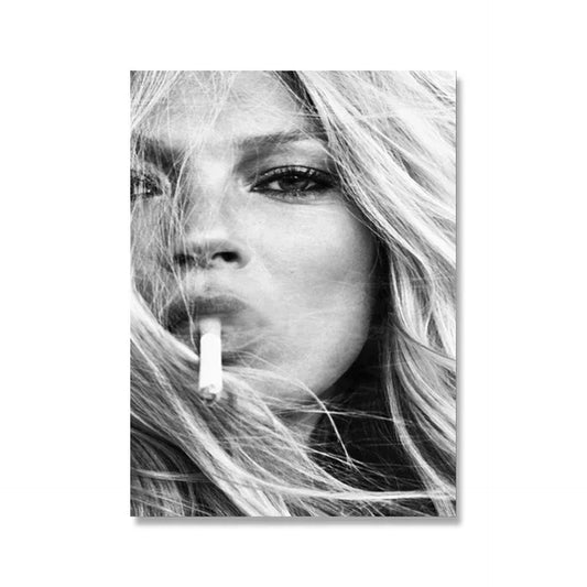Kate Moss Poster | Iconic Supermodel | Vintage Style | Wall Art Decor