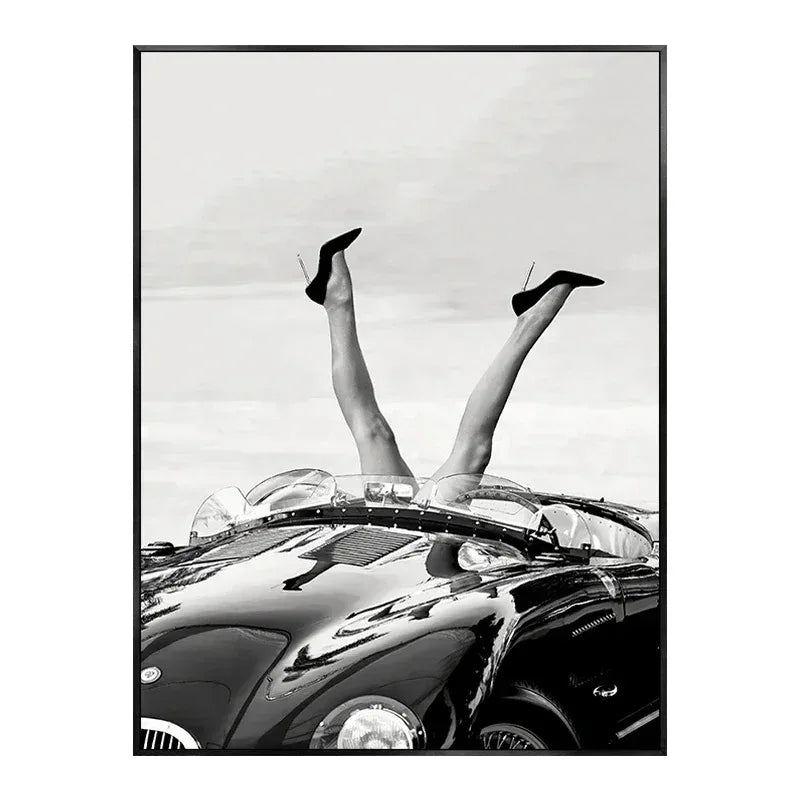 Upside Down World Poster | Whimsical Elegance | Surreal Twist on Reality Artwork | Home & Garden Wall Decor