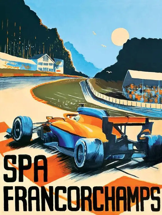 Monaco Grand Prix | Formula 1 Racing Poster | Luxury Speed Art Print | Home Decor