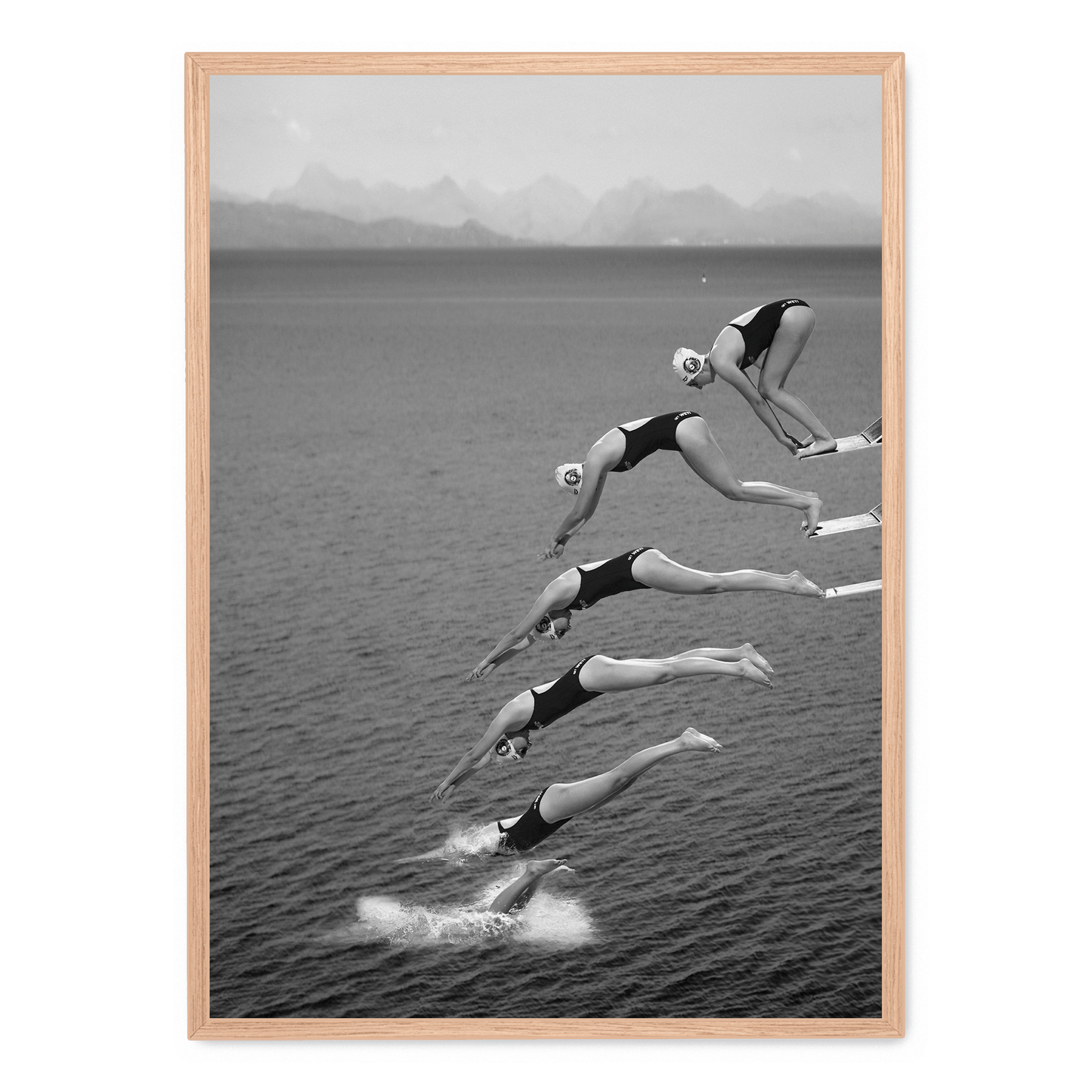 The Beauty of Diving | Ocean Adventure Poster | Vibrant Underwater Scene | Home Decor | Marine Life Wall Art | Nautical Theme
