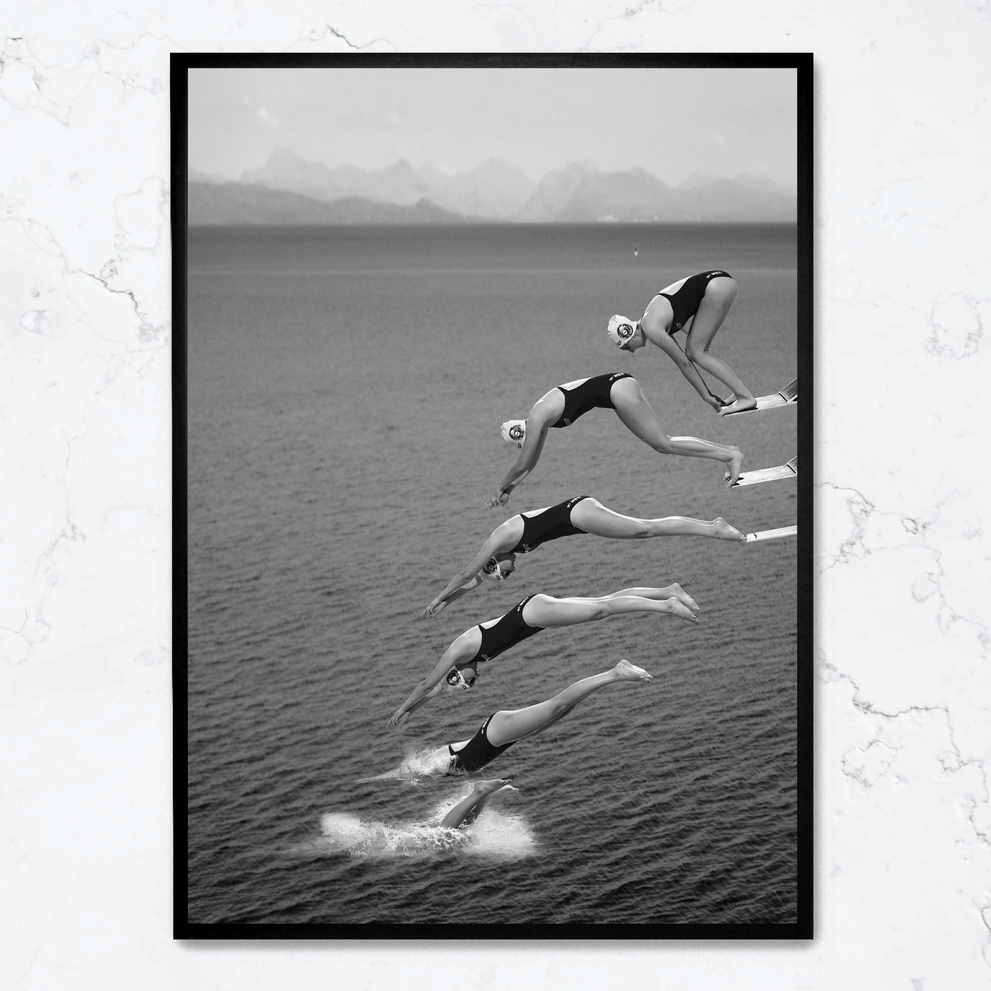 The Beauty of Diving | Ocean Adventure Poster | Vibrant Underwater Scene | Home Decor | Marine Life Wall Art | Nautical Theme