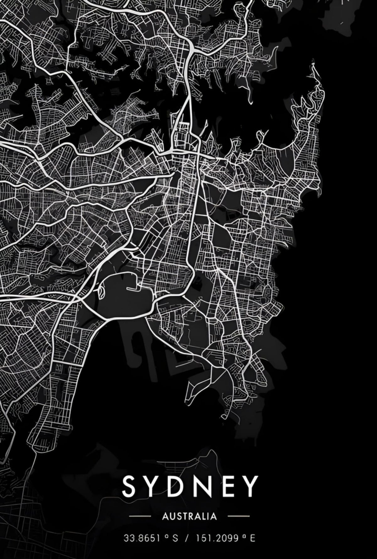 THE SYDNEY MAP