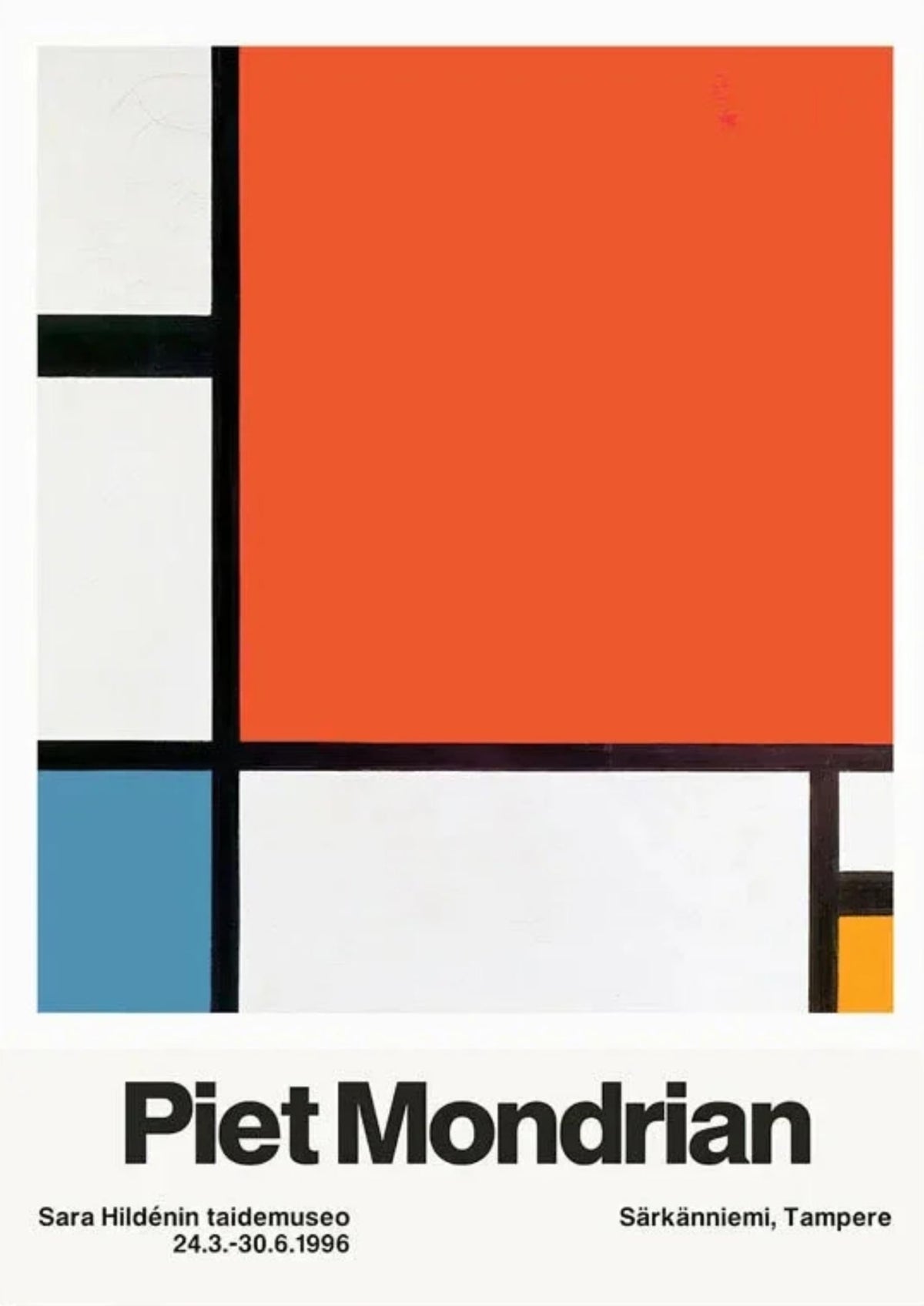 COMPOSITION IN RED, BLUE AND YELLOW