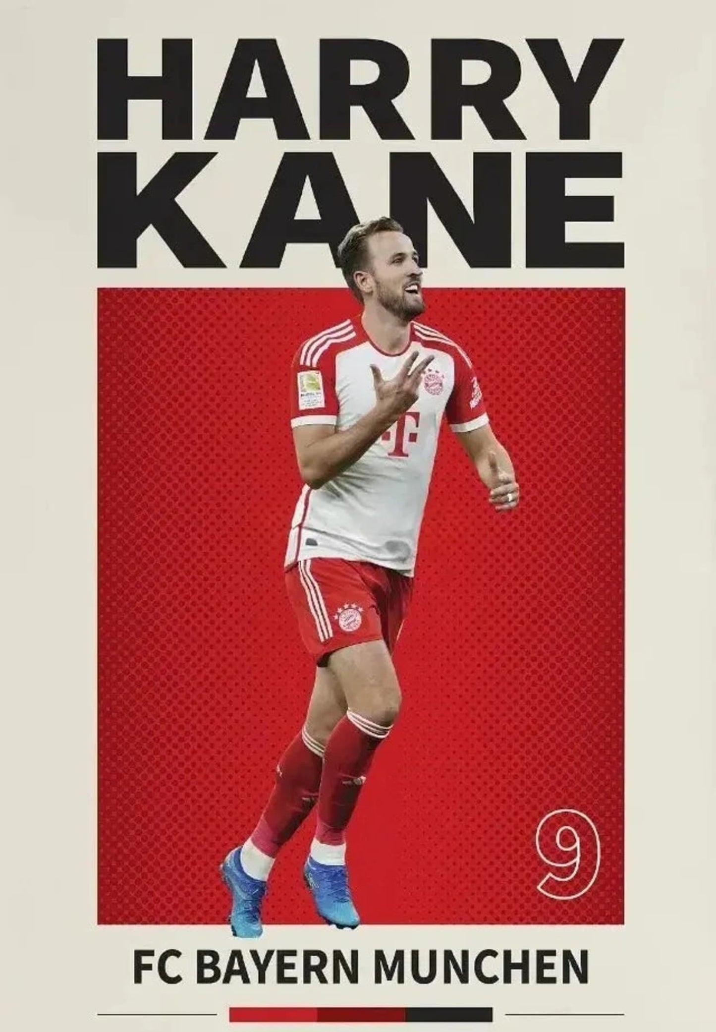 F.C. Bayern Munich | Harry Kane | Soccer Artwork