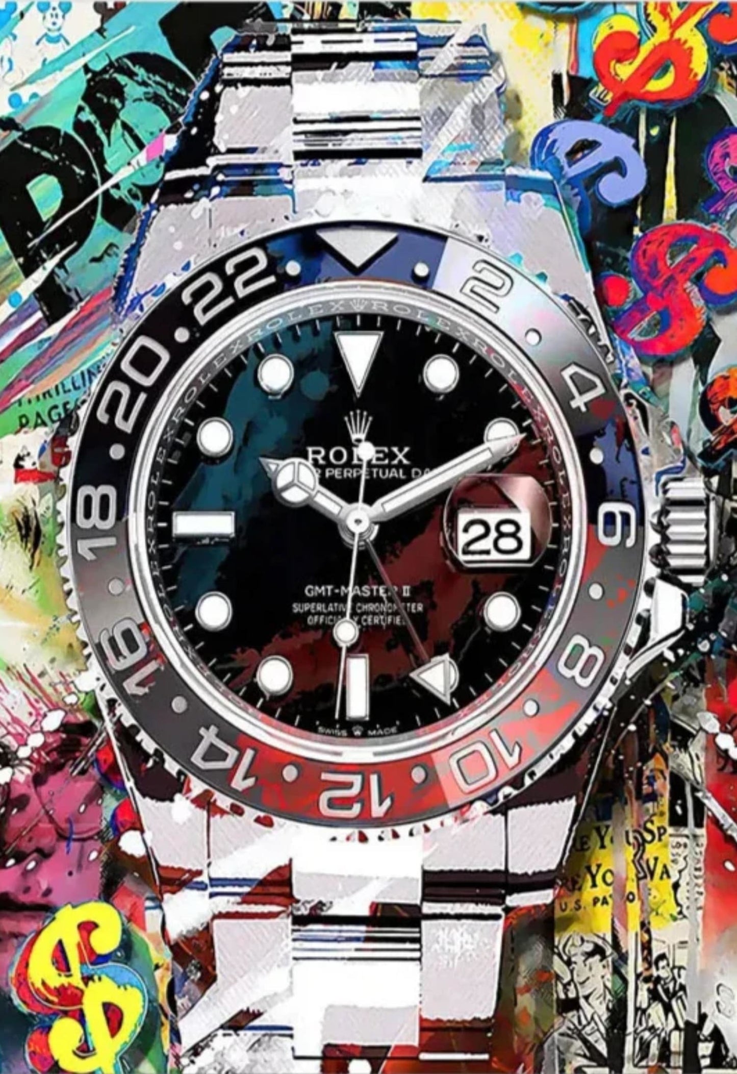 GRAFFITI ROLEX GMT-MASTER 2