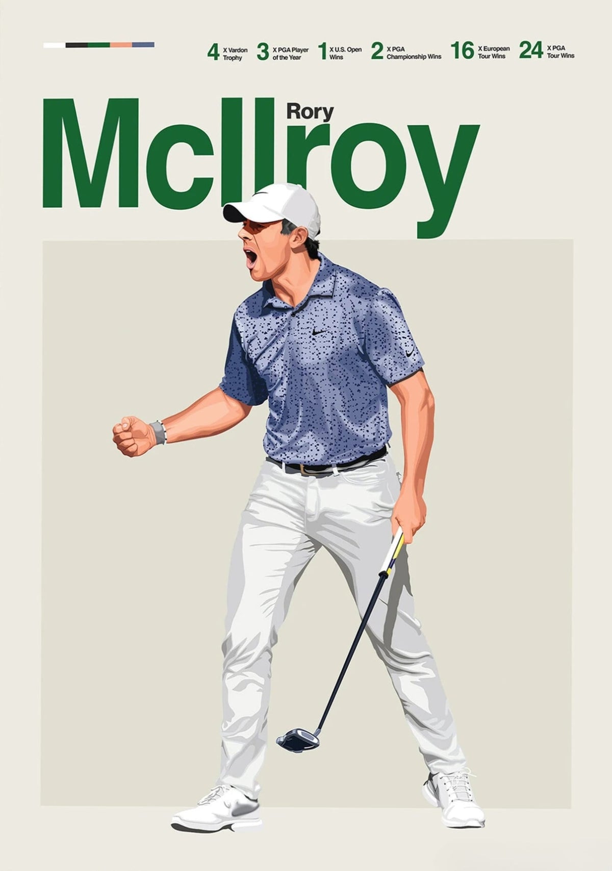 GOLF LEGEND RORY MCILROY