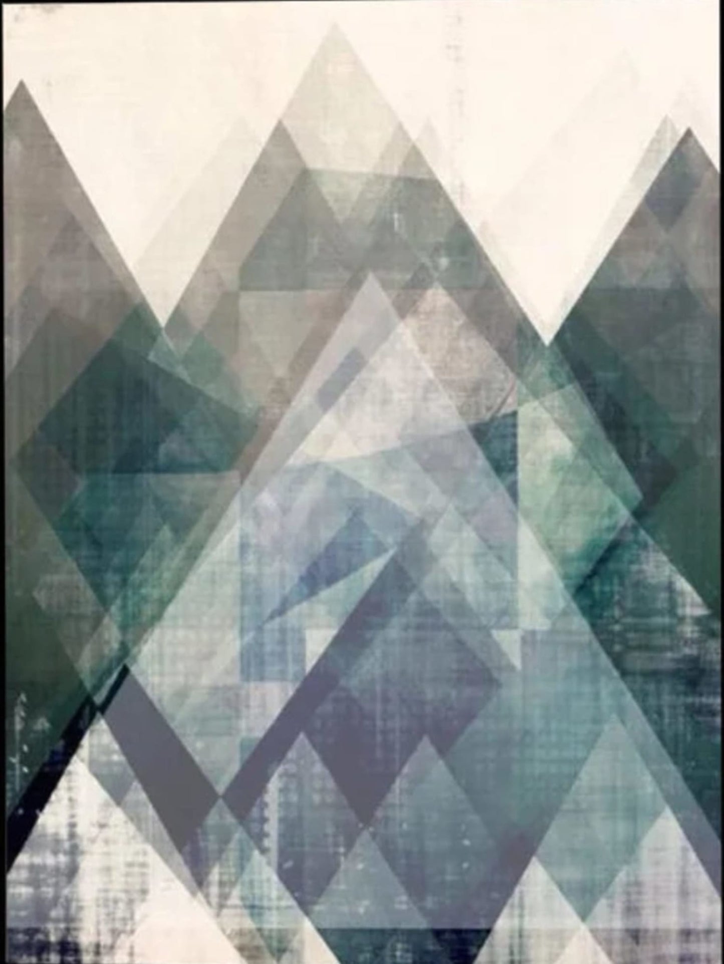 Bauhaus Gotham Geometry | City Shadows | Art Print | Abstract Architectural Poster for Modern Decor