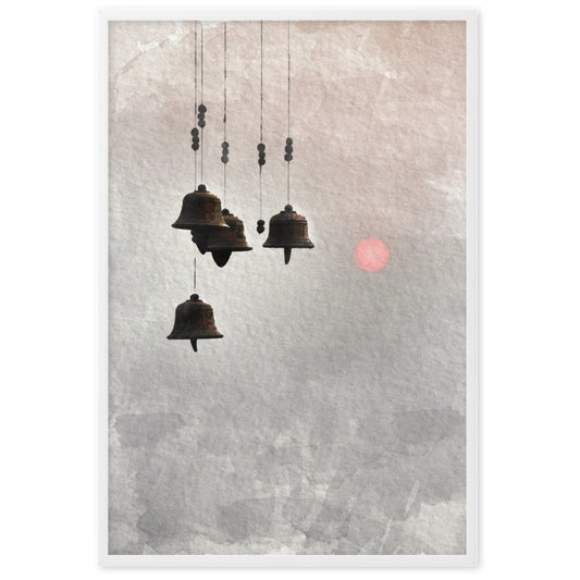 korean wind bells - poster