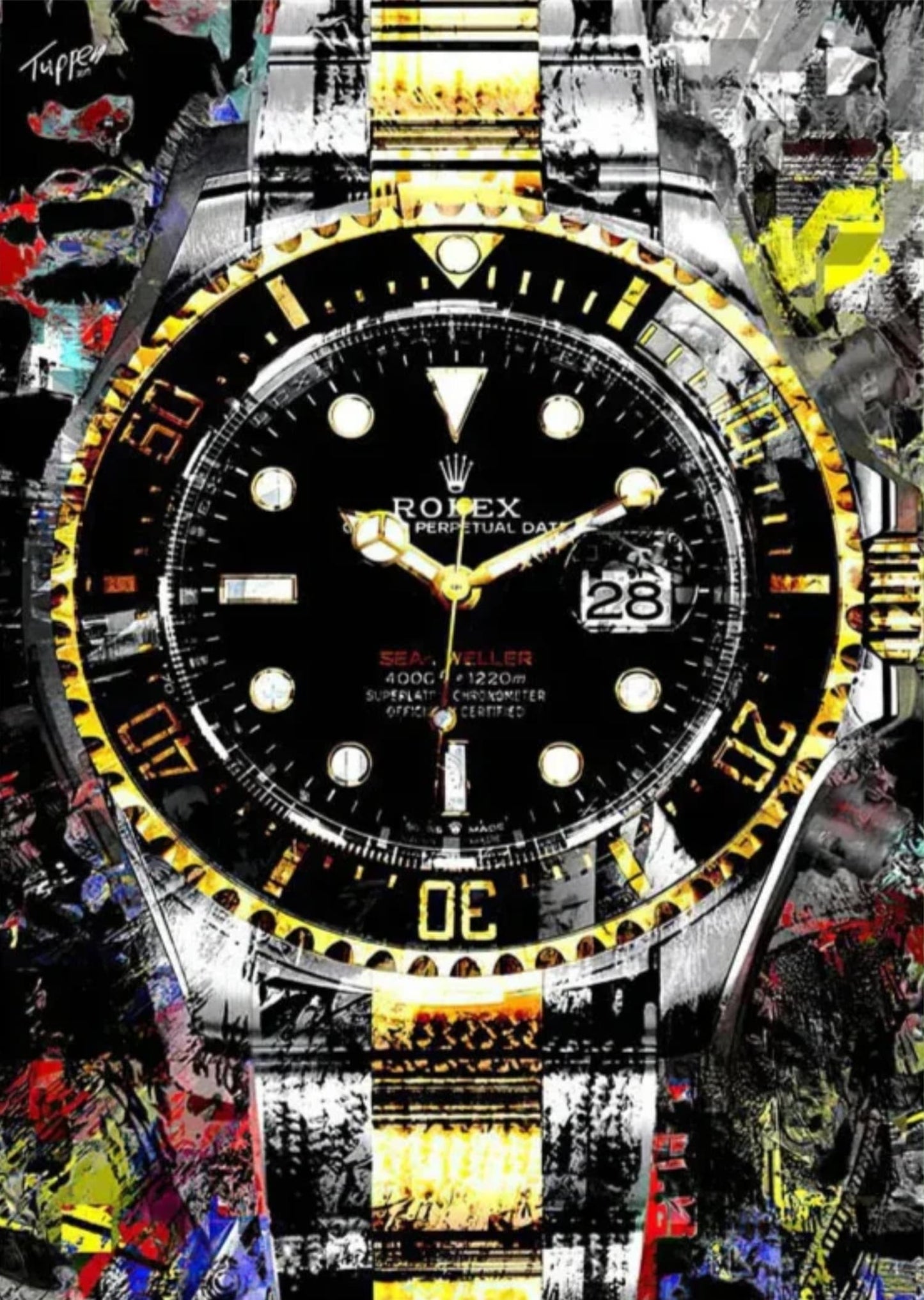 ROLEX SEA DWELLER GRAFFITI STYLE