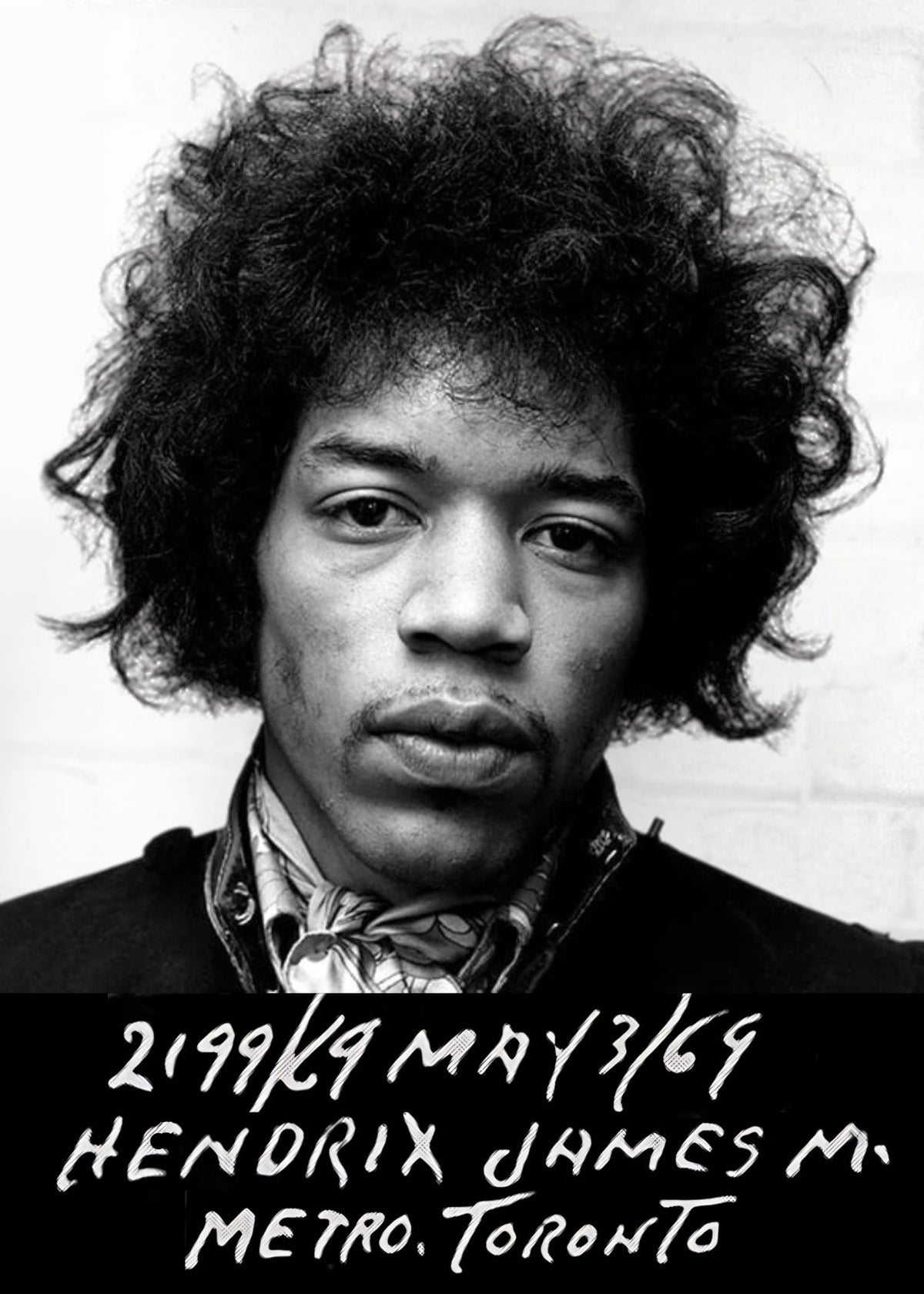 JIMI HENDRIX: ICONIC MUGSHOT
