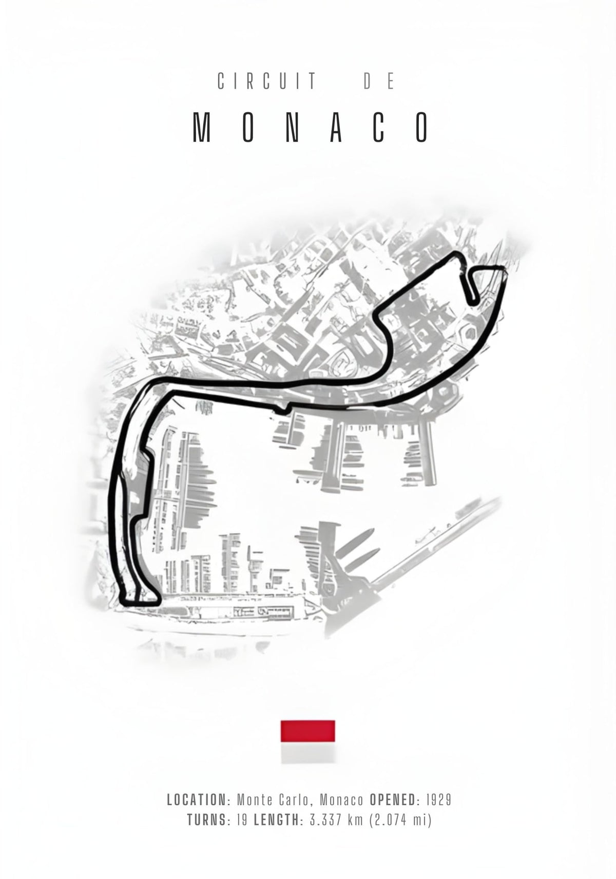 MONACO CIRCUIT LAYOUT