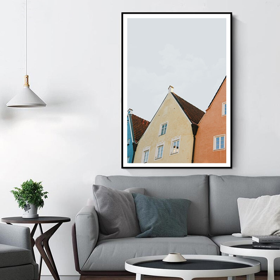 Abode Poster | Vibrant Home Decor | Captivating Wall Art | Modern Design | High-Quality Print | Perfect for Living Room or Office | Enhance Your Space