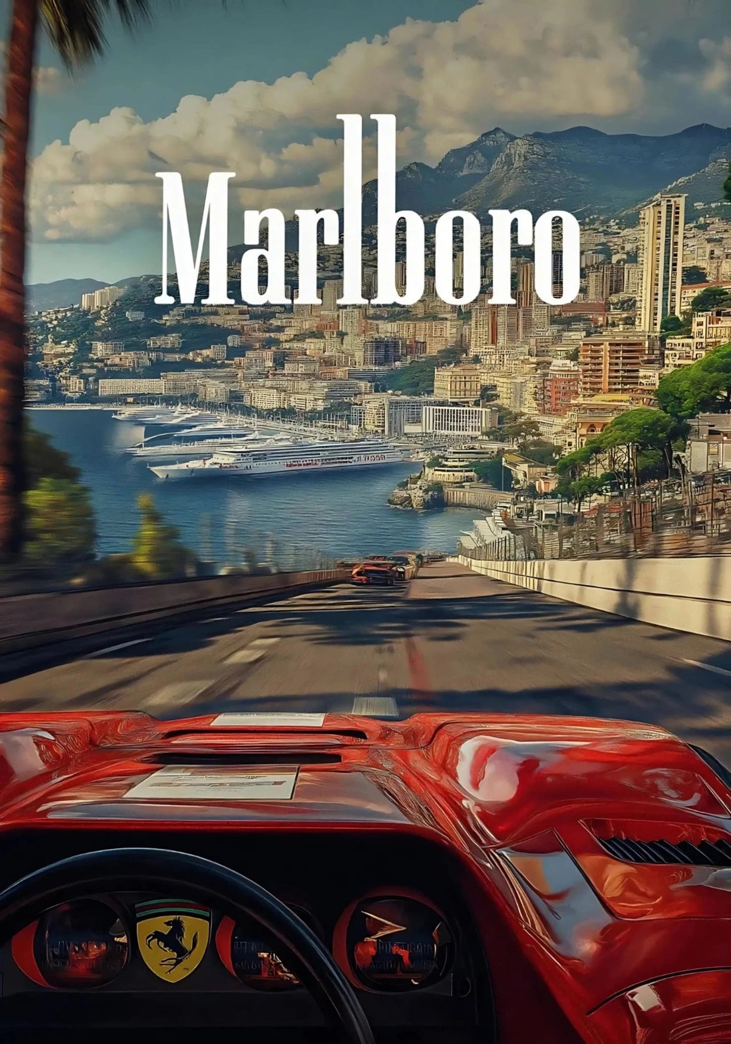 Vintage Monaco F1 | Ferrari 512 TR Interior View