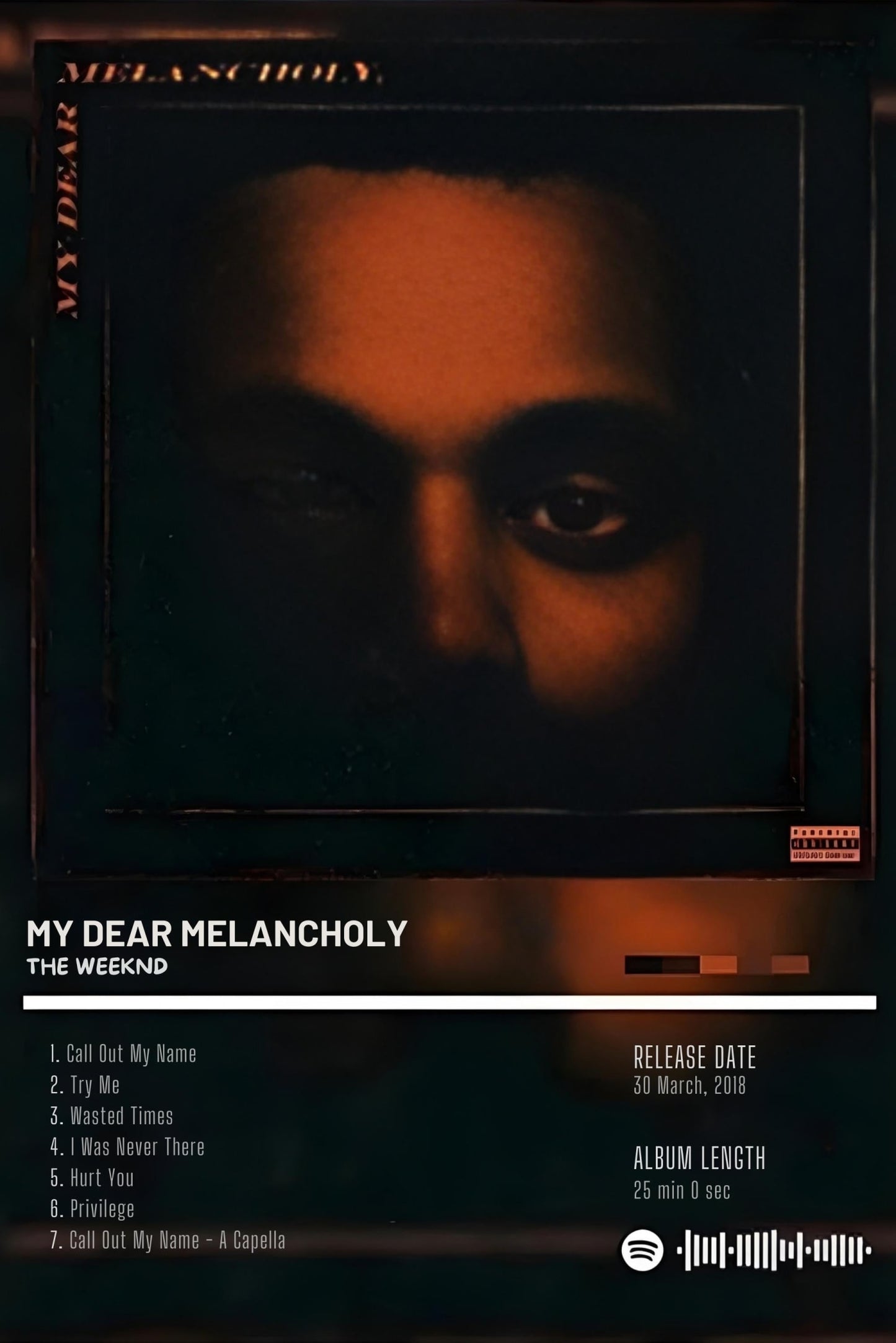 MY DEAR MELANCHOLY
