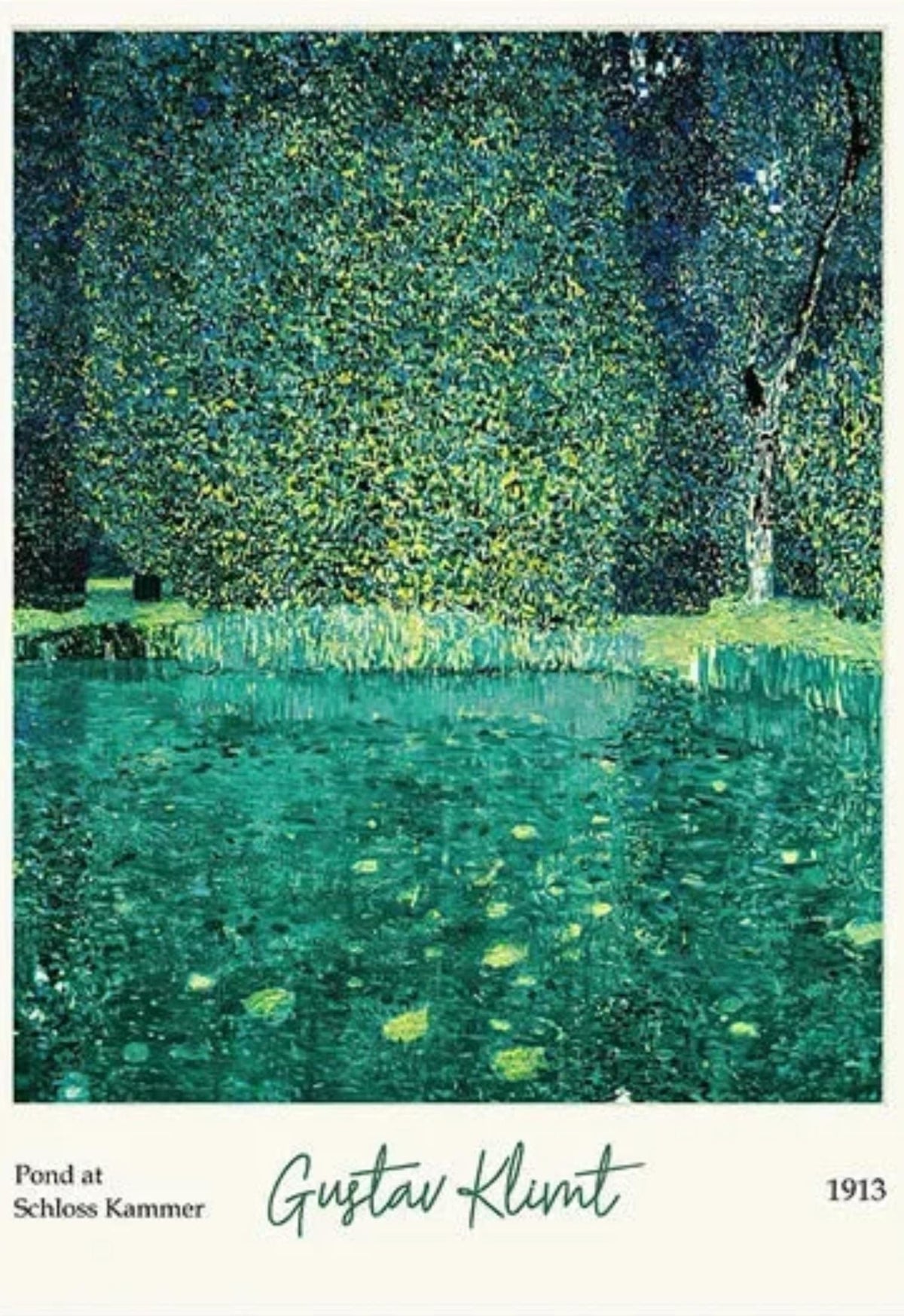 POND SCENE BY KLIMT