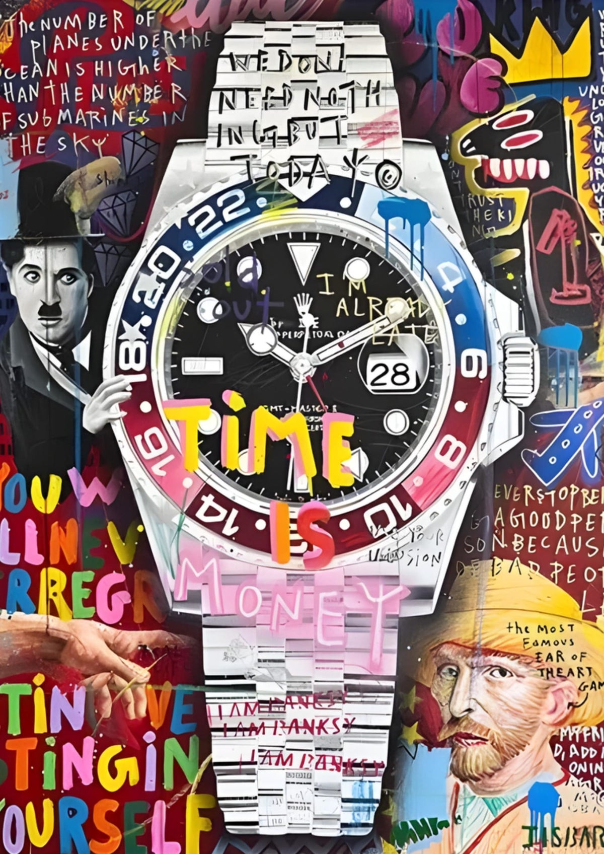 ROLEX PEPSI GRAFFITI