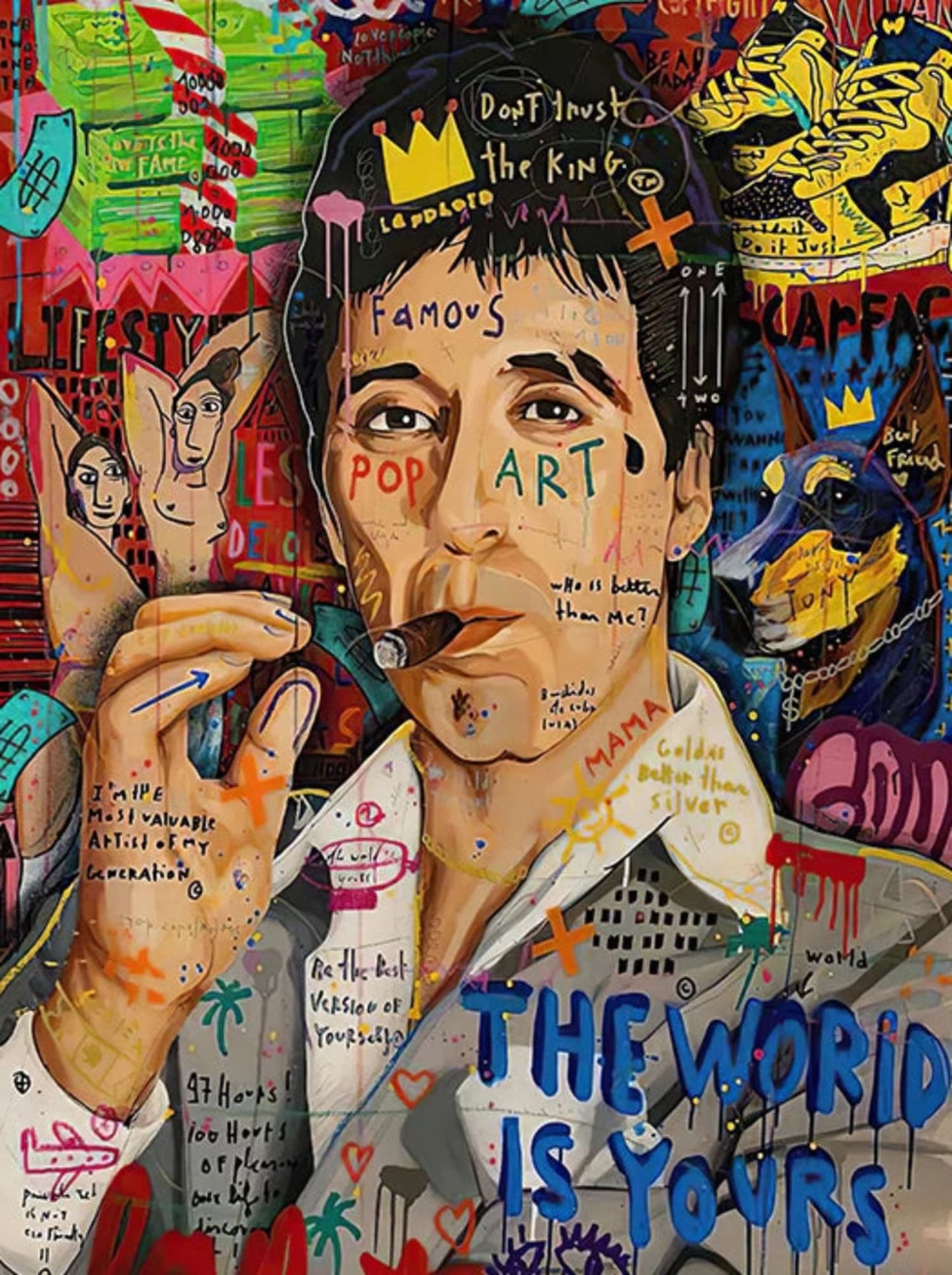GODFATHER GRAFFITI POP ART
