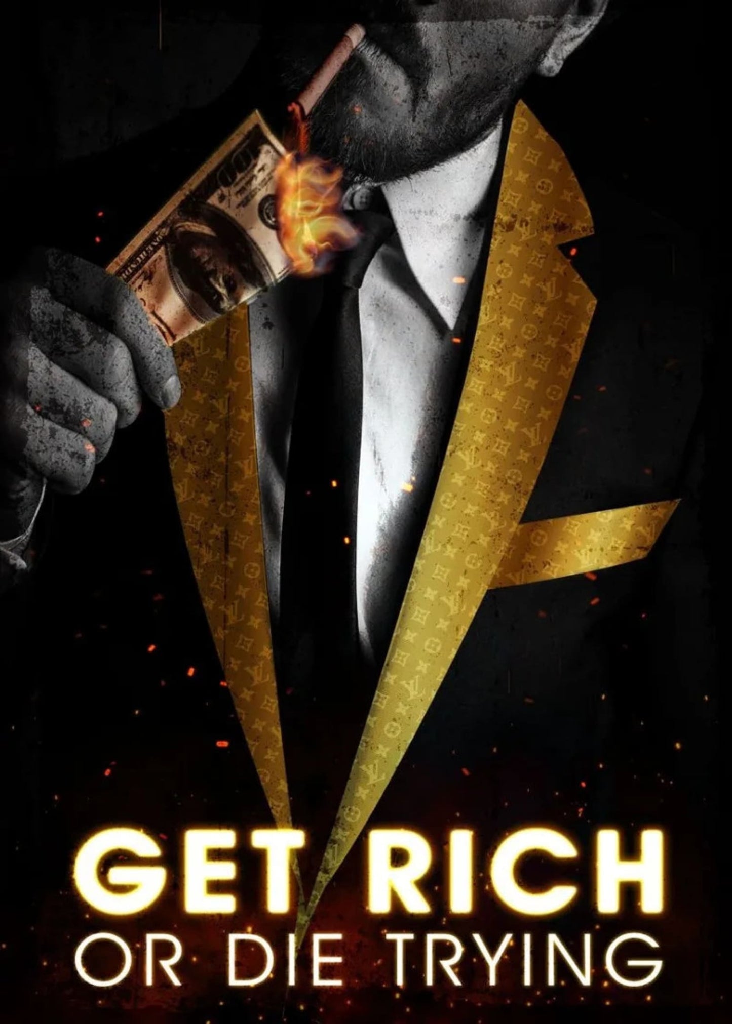 Get Rich or Die Trying | Motivational Luxury Art