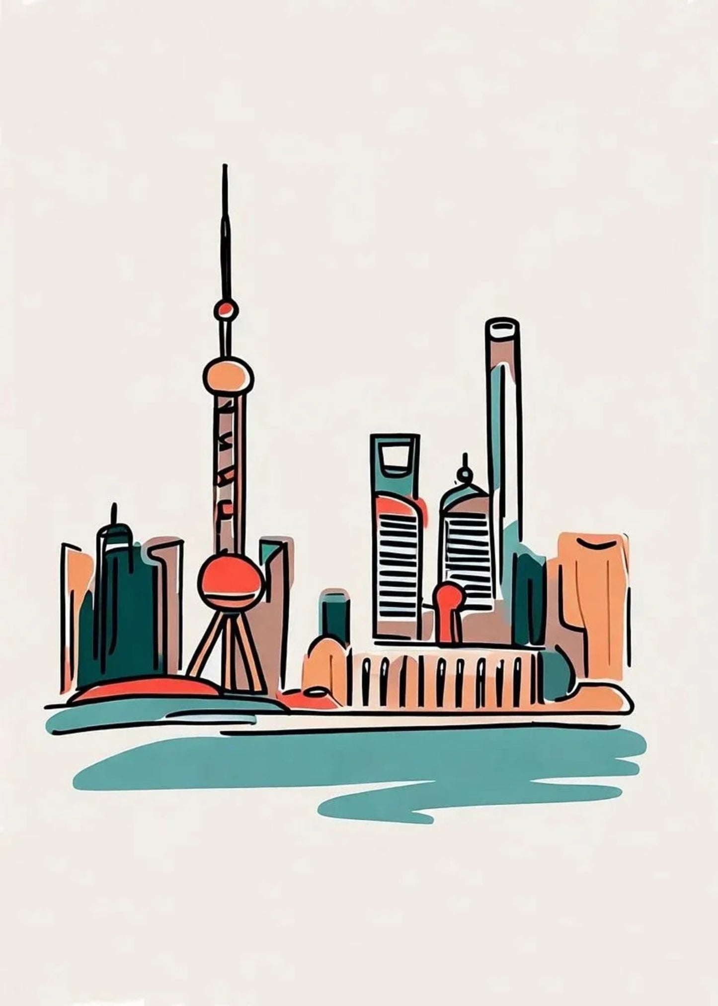 Shanghai Skyline | Modern Urban Cityscape