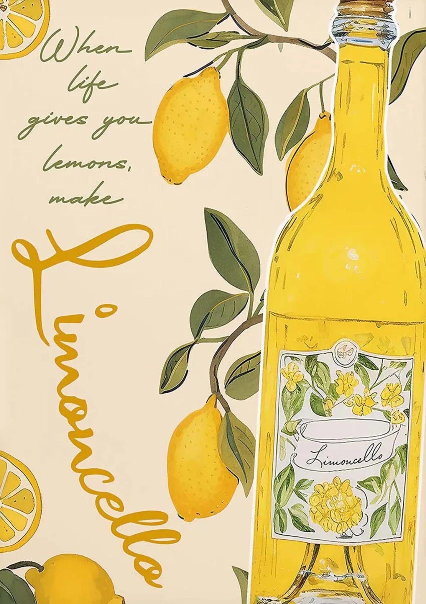 La Dolce Vita | Italian Vintage Decor | Limoncello Inspired